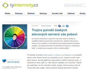 tyintenety.cz - parodie